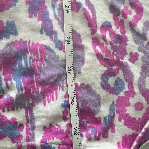 Lilly Pulitzer Flamingo Pattern Cotton Short Sleeve Dress Purple/Pink Small - Picture 2 of 6